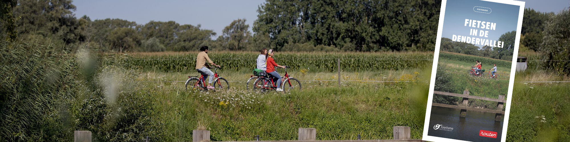 Nieuwe fietsgids Fietsen in de Dendervallei